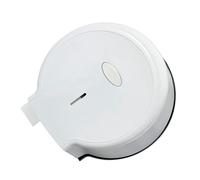 Leapiture Jumbo Toilet Paper Roll Dispenser Wall Mount Single Roll Tissue Dispenser Holder Toilet Paper Holder Large Capacity Durability for Bathrooms (Blanc)