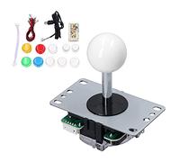 Leapiture Kit de joystick de jeu d'arcade avec encodeur, 10 boutons de rechange pour MAME (blanc 2)