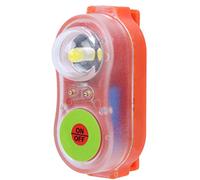 Leapiture Lampe De Sécurité pour Gilet De Sauvetage Lampe LED Marine Auto-éclairante pour Sauvetage Nocturne en Mer, Lampe LED De Sécurité Aquatique pour Extérieur Safrty(Orange)