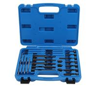 Leapiture Lot de 22 extracteurs de Bougies préchauffage, kit d'extraction de Bougies de préchauffage, kit d'extracteur de Pointe Bougie préchauffage métal Portable Complet avec boîte Rangement