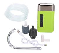 Leapiture Pompe aérateur de Poisson, détection de pompage d'eau, 3 Modes avec lumière LED, Accessoires de pêche pour la pêche en Plein air, Lavage des Mains 210