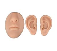 Leapiture Silicone Oreille Modèle Novice Simulé 3D Nez et Bouche Modèle D'affichage Prop Outil D'enseignement Léger pour Piercing Pratique (2)