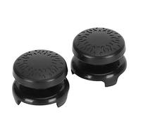 Leapiture Thumbstick Soft Silicone Cover, 2pcs Silicone Controller Key Caps Remplacement Silicone Thumb Grips Résistant Aux Rayures Gamepad Joystick Cover pour PS5(Noir)