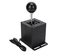Leapiture USB Simulator Shifter 7 R H Gear Shifter PC Racing Simulator Shifter Placage Anodisé Pour G29 G27 G25 G920 PC ATS ETS Dust WRC Sim Racing Game