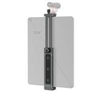 Leaplumin Adaptateur de trépied pour iPad, support de trépied en aluminium pour iPad 12,9, tablette avec vis 1/4", support universel pour iPad, compatible avec iPad Pro 12,9/11" (6,5"-17,3")