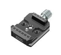 Leaplumin Collier de serrage Arca Swiss en aluminium avec vis de 0,95 cm et 6,35 mm, plaque à dégagement rapide Arca QR pour DJI Ronin S/SC
