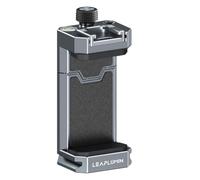 Leaplumin Support de téléphone en aluminium pour trépied, support de trépied de téléphone réglable avec griffe froide et plaque de dégagement rapide Arca Swiss, pince réglable universelle adaptée pour