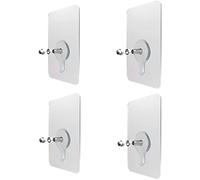 LeapMars Adaptateur de support VESA, kit sans perçage pour écrans LED, LCD, OLED, crochet à vis sans perçage, charge maximale 10 kg