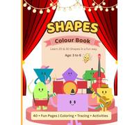 Learn & Color Shapes: A Fun 2D and 3D Shape Book for Kids: Fun 2D & 3D Shapes with Tracing, Matching Activities, and Real-Life Objects | Large 8.5 x 11 Workbook for Preschool & Kindergarten