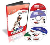 Learn How to Dance - Salsa, Tango, Foxtrot & Cha Cha - 4 DVD Set