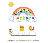 Learn My Letters: Learn Uppercase & Lowercase Letters with Tracing, Beginning Sounds, and Letter Recognition Activities