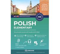 Learn Polish A2 elementary. Structured course with audio and video: Learn Polish A2 with activities, grammar, exercises, audio, and vocabulary. Great ... use. ideal for Certyfikat Polski preparation.
