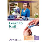 Learn to Knit Annie's Video Class on DVD with Kate Atherley with Pattern CD
