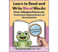 Learn to Read and Write Blend Words: Orton-Gillingham Phonics and Handwriting for Beginning Readers and Kids with Dyslexia