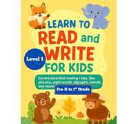 Learn to Read and Write For Kids: A complete Phonics and Writing Workbook to teach Kids How to Read- Includes Rules, Sight Words, and Letter Tracing