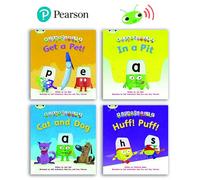 Learn to Read at Home with Bug Club Phonics Alphablocks: Phase 2 - Reception Term 1 (4 fiction books) Pack B