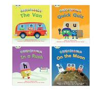 Learn to Read at Home with Bug Club Phonics Alphablocks: Phase 3 - Reception term 2 (4 fiction books) Pack A