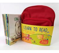 Learn to Read in CAPITAL Letters and Lowercase: 9 children's books with a free backpack