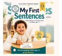 Learn to Talk: My First Sentences - Speech, Language, and Everyday Routines for Toddlers Ages 1-3: A Real-Photo Sentence Book with Word Cards, Grammar ... Real-Life Transfer for Parents and Caregivers