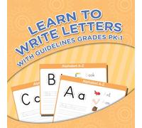 Learn To Write Letters With Guidelines Grades Pk-1