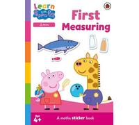 Learn with Peppa : First Measuring sticker activity book (en anglais)
