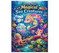 Learning About Magical Sea Creatures: A multimedia coloring book with a story and read-aloud feature in 5 languages (DE, EN, ES, FR and IT)