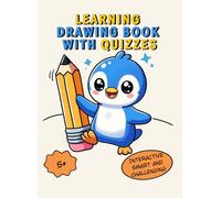 Learning Drawing Book with Quizzes: Cute Animal Story with Emma, Levi and James!: Puzzle toy, Coloring, Writing, For Kids and Adults, Workbook, Baby, ... Mazes, Camera painting, Book Shelf, Girl, Boy