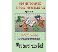 Learning is fun for the Younger kids: Helps your little one learn to read Words in the Puzzle Book Ages 5 - 7