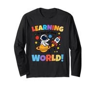 Learning is Out of This World Space Back to School Teacher Manche Longue