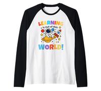 Learning is Out of This World Space Back to School Teacher Manche Raglan