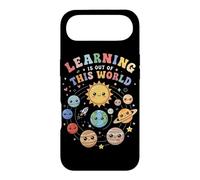 Learning is Out of This World Système Solaire Planètes Garçons Enfants Coque pour iPhone Air