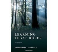Learning Legal Rules: A Students' Guide to Legal Method and Reasoning