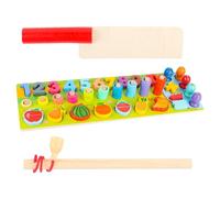 Learning Matching Game, 45 cm Kids Fruit Number Design with Interactive Build, Durable Educational Toy, Classroom Accessory with Vibrant Style, Learning Tool for Home and Kindergarten