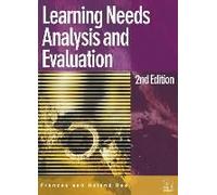Learning Needs Analysis And Evaluation