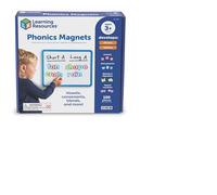 Learning Resources Aimants phonétiques colorés pour l’apprentissage des sons et des combinaisons - 100 pièces minuscules - Consonnes, voyelles, blends, digraphes et combinaisons vocaliques - dès 3 ans