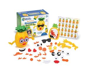 Learning Resources Ananas des Émotions Deluxe - Jouet Sensoriel Montessori - 50 Pièces - Orthophonie & Autisme