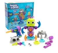 Learning Resources Atelier Robot Design & Drill, Robot Enfant, 3 Ans+ | Assemblez et personnalisez les robots uniques avec les outils et les pièces interchangeables en développant la motricité fine