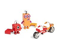 Learning Resources Jouet Numberblocks Aventure à vélo Un et Deux – tandem, casques, bras mobiles