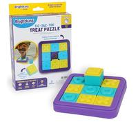 Learning Resources Brightkins Tic-Tac-Toe Puzzle à friandises interactif pour Chien Jouet Puzzle pour Chien à libération Lente