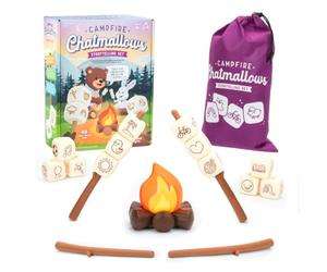 Learning Resources Campfire Chatmallows, Dès 4 Ans, Jeu d’Histoires, Feu de Camp LED, Imagination & Expression Orale, Kit Créatif 1450