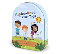 Learning Resources Cartes Alpha-Pose Yoga, Apprendre L'ABC en Explorant des Poses de Yoga, Jeu d'Activité Portable avec Boite Rangement, Compétences Émotionnelles, Cadeau Garçons et Filles 4 5 6 Ans