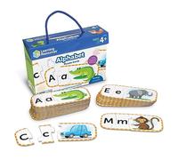 Learning Resources Cartes de Puzzles de l’Alphabet, préparation préscolaire, Puzzles autocorrectifs, à partir de 4 Ans