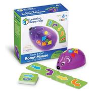 Learning Resources Code & Go Souris Robot (31 pièces), Jouet Robot programmable, Les Enfants apprennent à Programmer, Jouets STEM de Codage, Jouets de Codage sans écran pour Les Enfants de 4+