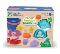 Learning Resources Coquillages Émotion Océan, Exploration des Émotions, Jeu Sensoriel Interactif, Créatures sous-Marines, Développement Émotionnel, Jeu Imaginatif, 19 Pièces, Bébés 18 Mois 1 2 3 Ans