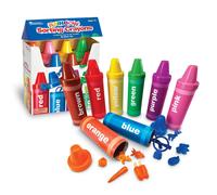 Learning Resources Crayons de tri arc-en-ciel - 56 pices Crayons pour enfants partir de 3 ans Reconnaissance et tri prcoces des couleurs Joue