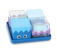 Learning Resources Kit de 4 Cubes sensoriels apaisants, Jouets sensoriels Anti-Stress pour Enfant, Salle de Classe, 4 Modes de Manipulation, Jouet d'apaisement, Jouet ASE, dès 3 Ans