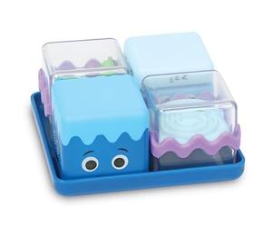 Learning Resources Cubes Sensoriels, Retour au Calme, Lot de 4, Dès 3 Ans | Pressez, tournez, résolvez le labyrinthe ou écoutez les perles tomber pour retrouver son calme et favoriser la concentration