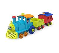 Learning Resources - Design & Drill All Aboard Train - Jouet à démonter Jeu de construction 30 pièces avec perceuse électrique, jouet éducatif et scientifique, STEM unisexe, à partir de 3 ans