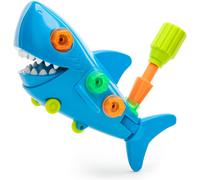 Learning Resources Design & Drill Requin, Jouet Mixte, Motricité Fine, Construction Et Fabrication Pour Maternelle Petite Section, Dès 3 Ans