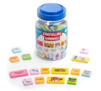 Learning Resources Dominos de Récit - Jouet Éducatif Créatif - Développement du Langage et de l’Imagination - 75 Pièces - Idée Cadeau Noël - Dès 3 Ans